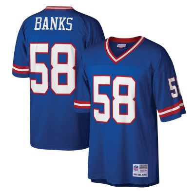 Джерси New York Giants Carl Banks Mitchell & Ness Royal Legacy Replica