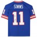 Autographed New York Giants Phil Simms Fanatics Authentic Mitchell & Ness Blue Replica Jersey with SB XXI MVP Inscription