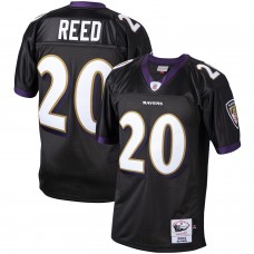 Игровая джерси Ed Reed Baltimore Ravens 2004 Mitchell & Ness Authentic Throwback Retired Player - Black