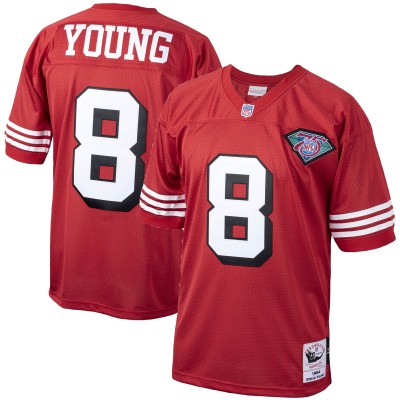 Джерси San Francisco 49ers 1994 Steve Young Mitchell & Ness Scarlet Authentic Throwback Retired Player