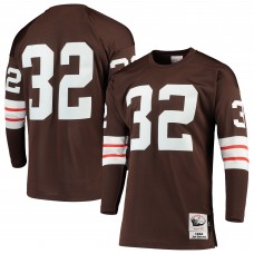Джерси Cleveland Browns 1964 Jim Brown Mitchell & Ness Brown Authentic Throwback Retired Player