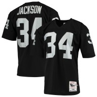Джерси Las Vegas Raiders 1990 Bo Jackson Mitchell & Ness Black Authentic Throwback Retired Player
