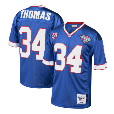 Джерси Buffalo Bills 1985 Thurman Thomas Mitchell & Ness Royal Authentic Throwback Retired