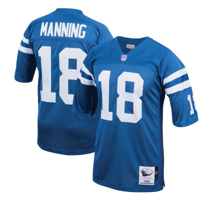 Игровая джерси Peyton Manning Indianapolis Colts Mitchell & Ness 1998 Authentic Throwback Retired - Royal