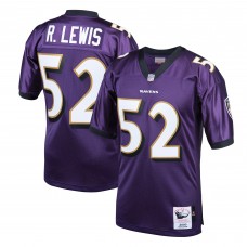 Игровая джерси Ray Lewis Baltimore Ravens 2000 Mitchell & Ness Authentic Throwback Retired Player - Purple
