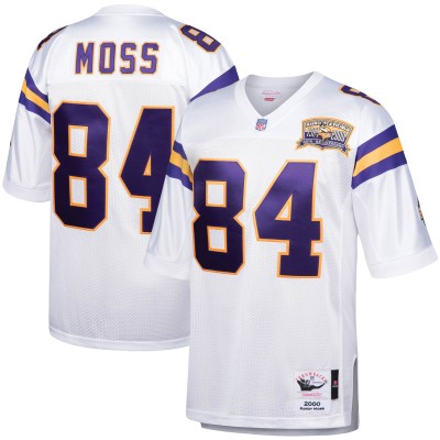 Игровая джерси Randy Moss Minnesota Vikings 2000 Mitchell & Ness Authentic Throwback Retired Player - White
