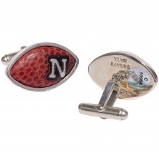 Baltimore Ravens Tokens and Icons Super Bowl XLVII Game-Used Football Cufflinks