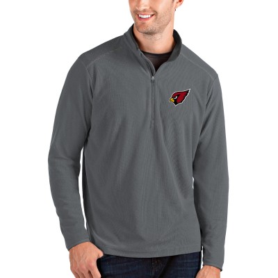 Кофта с молнией Arizona Cardinals Antigua Glacier - Gray/Gray