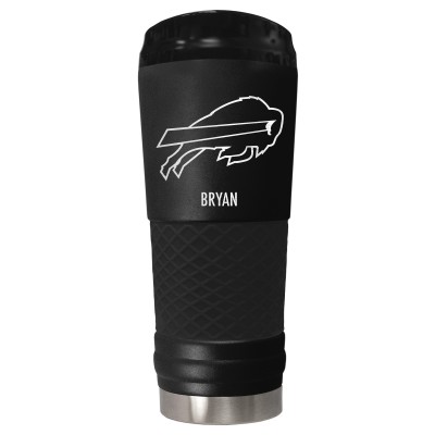 Buffalo Bills Black 24oz. Personalized Stealth Draft Tumbler