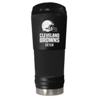 Cleveland Browns Black 24oz. Personalized Stealth Draft Tumbler