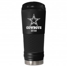 Dallas Cowboys Black 24oz. Personalized Stealth Draft Tumbler