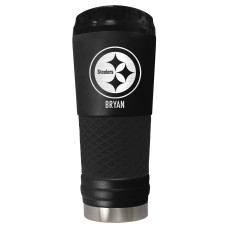 Именная термос Pittsburgh Steelers Black 24oz. Stealth Draft