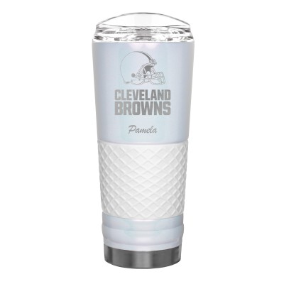 Cleveland Browns 24oz. Personalized Opal Draft Tumbler