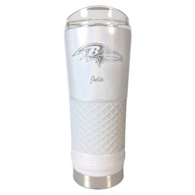 Baltimore Ravens 24oz. Personalized Opal Draft Tumbler