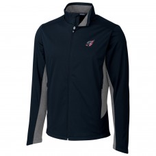Куртка легкая на молнии Arizona Cardinals Cutter & Buck Americana Navigate Softshell - Navy