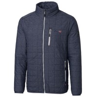 New England Patriots Cutter & Buck Navy Americana Rainier Full-Zip Jacket