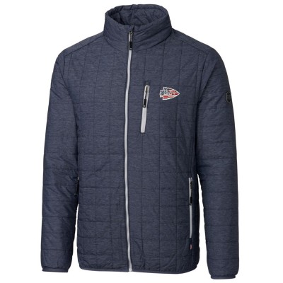 Kansas City Chiefs Cutter & Buck Americana Rainier Full-Zip Jacket - Navy - оригинальная атрибутика Канзас-Сити Чифс