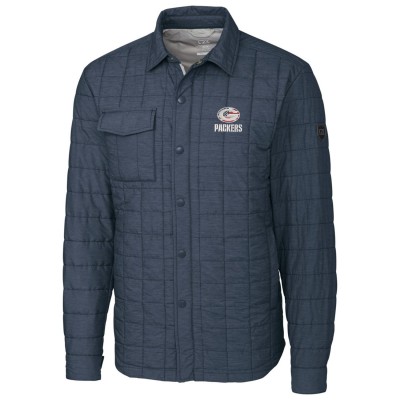Куртка на кнопках Green Bay Packers Cutter & Buck Americana Rainier - Navy
