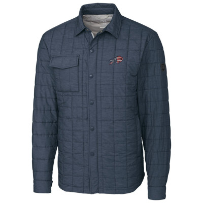 Рубашка Buffalo Bills Cutter & Buck Navy Americana Rainier Jacket
