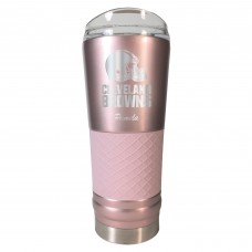 Cleveland Browns 24oz. Personalized Rose Gold Draft Tumbler