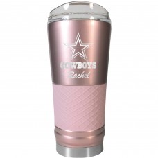 Dallas Cowboys 24oz. Personalized Rose Gold Draft Tumbler