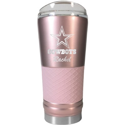 Dallas Cowboys 24oz. Personalized Rose Gold Draft Tumbler