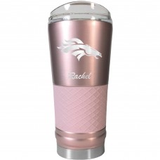 Denver Broncos 24oz. Personalized Rose Gold Draft Tumbler Denver Broncos 24oz. Personalized Rose Gold Draft Tumbler