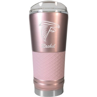 Atlanta Falcons 24oz. Personalized Rose Gold Draft Tumbler