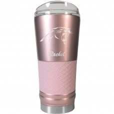 Carolina Panthers 24oz. Personalized Rose Gold Draft Tumbler