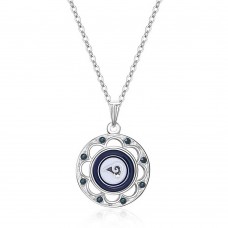 Los Angeles Rams Womens Circle Pendant Necklace