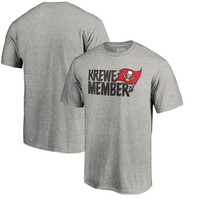 Футболка Tampa Bay Buccaneers Krewe Member - Heathered Gray