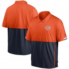 Куртка ветровка с коротким рукавом Chicago Bears Nike Sideline Coaches - Orange/Navy
