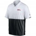 Футболка на молнии Atlanta Falcons Nike Sideline Coaches Performance - White/Black