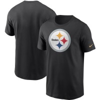 Pittsburgh Steelers Nike Black Primetime Logo Essential T-Shirt