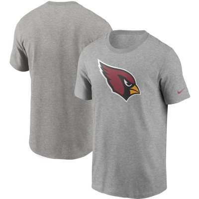 Футболка Arizona Cardinals Nike Heather Gray Primetime Logo Essential