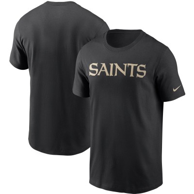 Футболка New Orleans Saints Nike Team Wordmark - Black