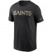 Футболка New Orleans Saints Nike Team Wordmark - Black