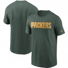 Футболка Green Bay Packers Nike Team Wordmark - Green