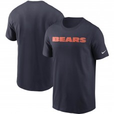 Футболка Chicago Bears Nike Team Wordmark - Navy