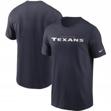 Футболка Houston Texans Nike Team Wordmark - Navy
