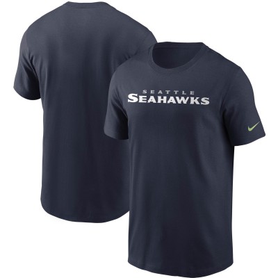 Футболка Seattle Seahawks Nike Team Wordmark - College Navy