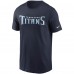 Футболка Tennessee Titans Nike Team Wordmark - Navy