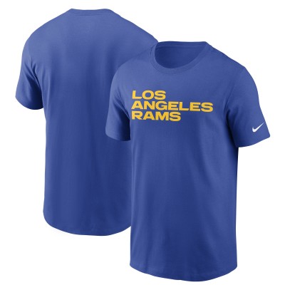 Los Angeles Rams Nike Royal Team Wordmark T-Shirt