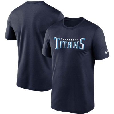 Футболка Tennessee Titans Nike Wordmark Legend Performance - Navy