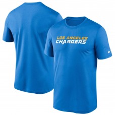 Футболка Los Angeles Chargers Nike Wordmark Legend Performance - Powder Blue