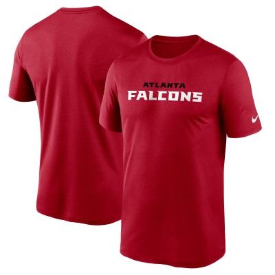 Футболка Atlanta Falcons Nike Red Wordmark Legend Performance