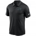 Carolina Panthers Nike Black Fan Gear Franchise Heat-Sealed Graphic Team Polo