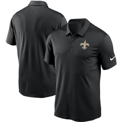 Поло New Orleans Saints Nike Black Fan Gear Franchise Heat-Sealed Graphic Team
