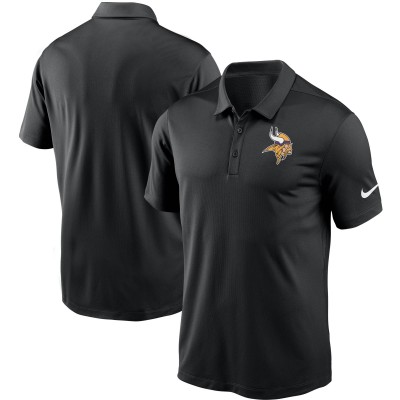 Поло Minnesota Vikings Nike Fan Gear Franchise Heat-Sealed Graphic Team - Black