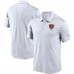 Chicago Bears Nike White Fan Gear Franchise Heat-Sealed Graphic Team Polo